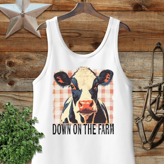 On the Farm Cow Tank Top