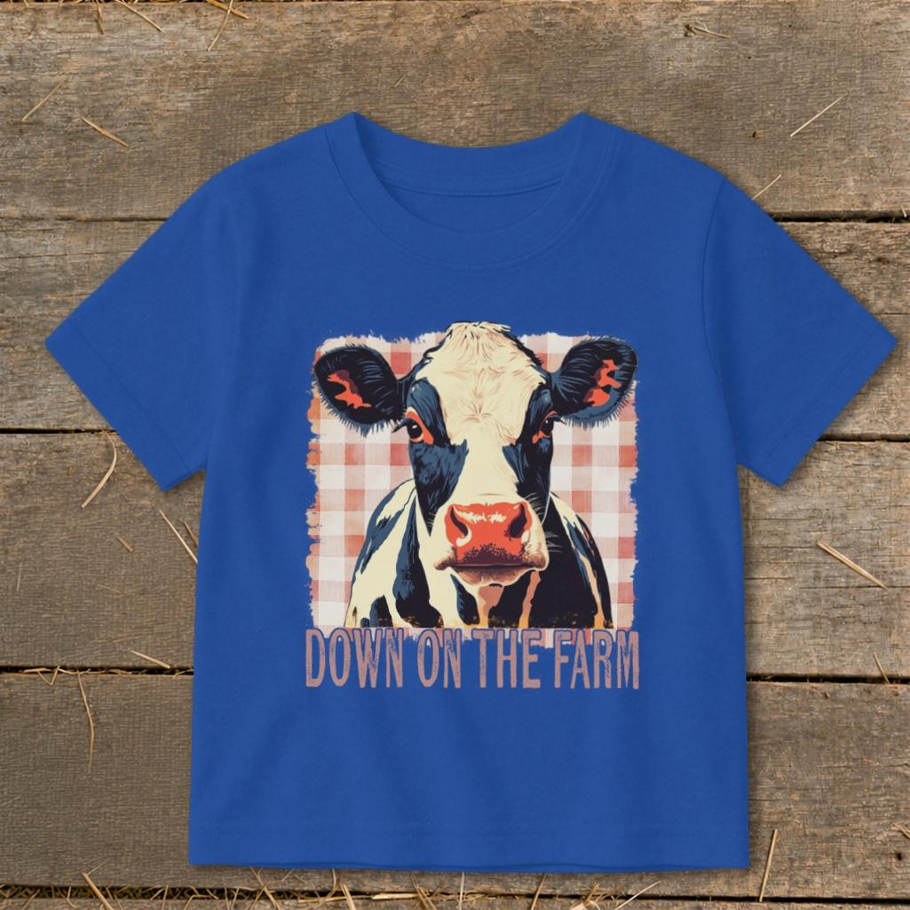 On the Farm Cow Toddler Tee