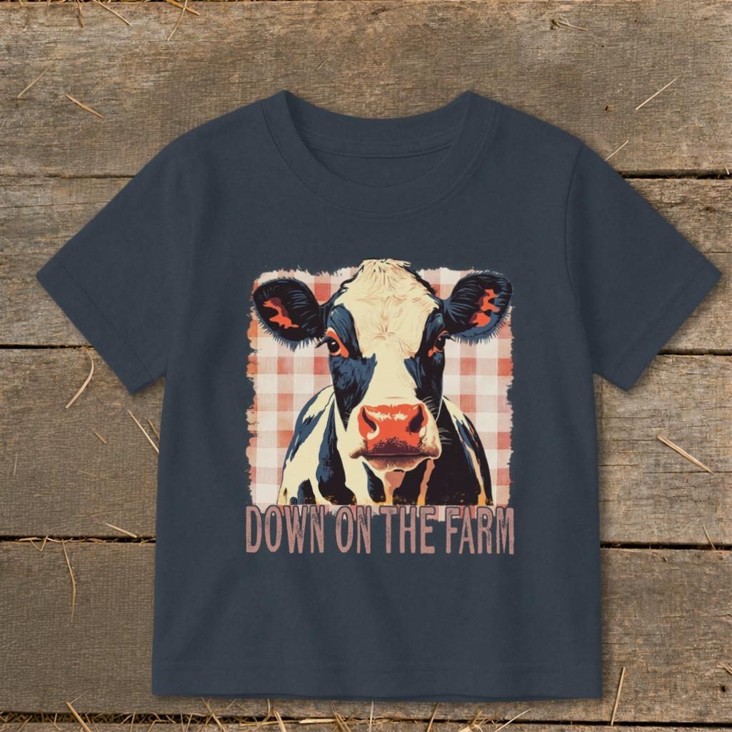 On the Farm Cow Toddler Tee