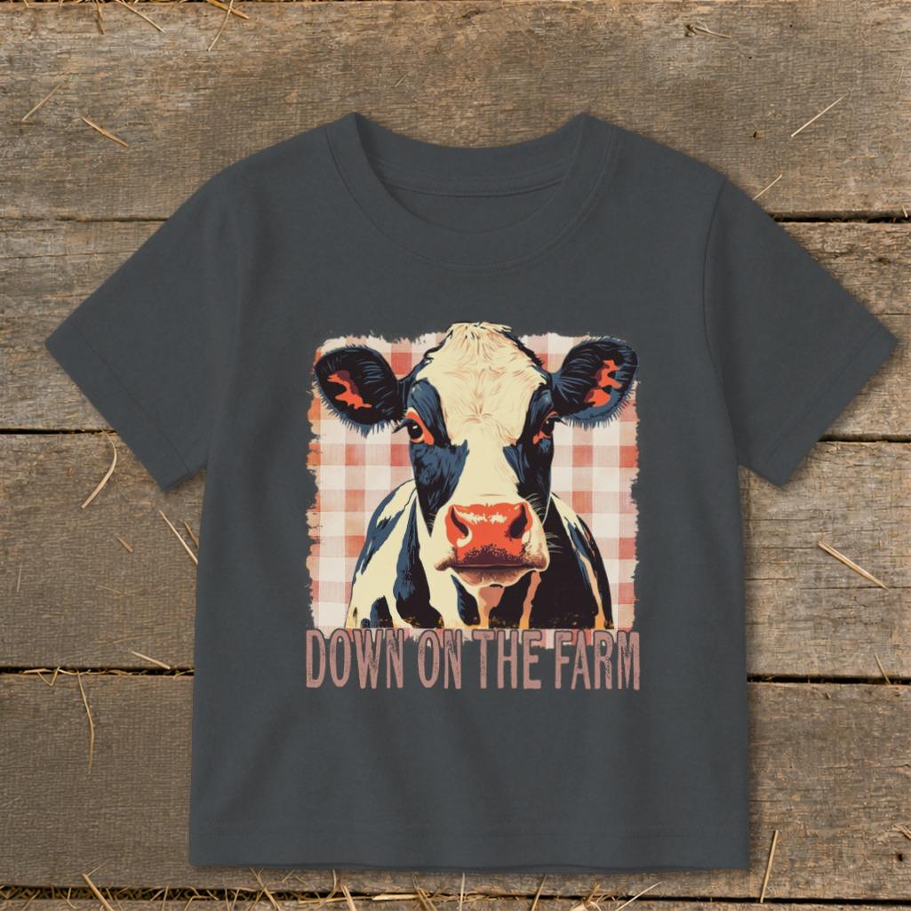 On the Farm Cow Toddler Tee