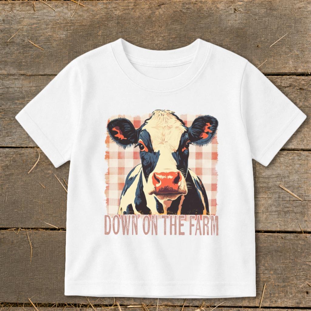 On the Farm Cow Toddler Tee