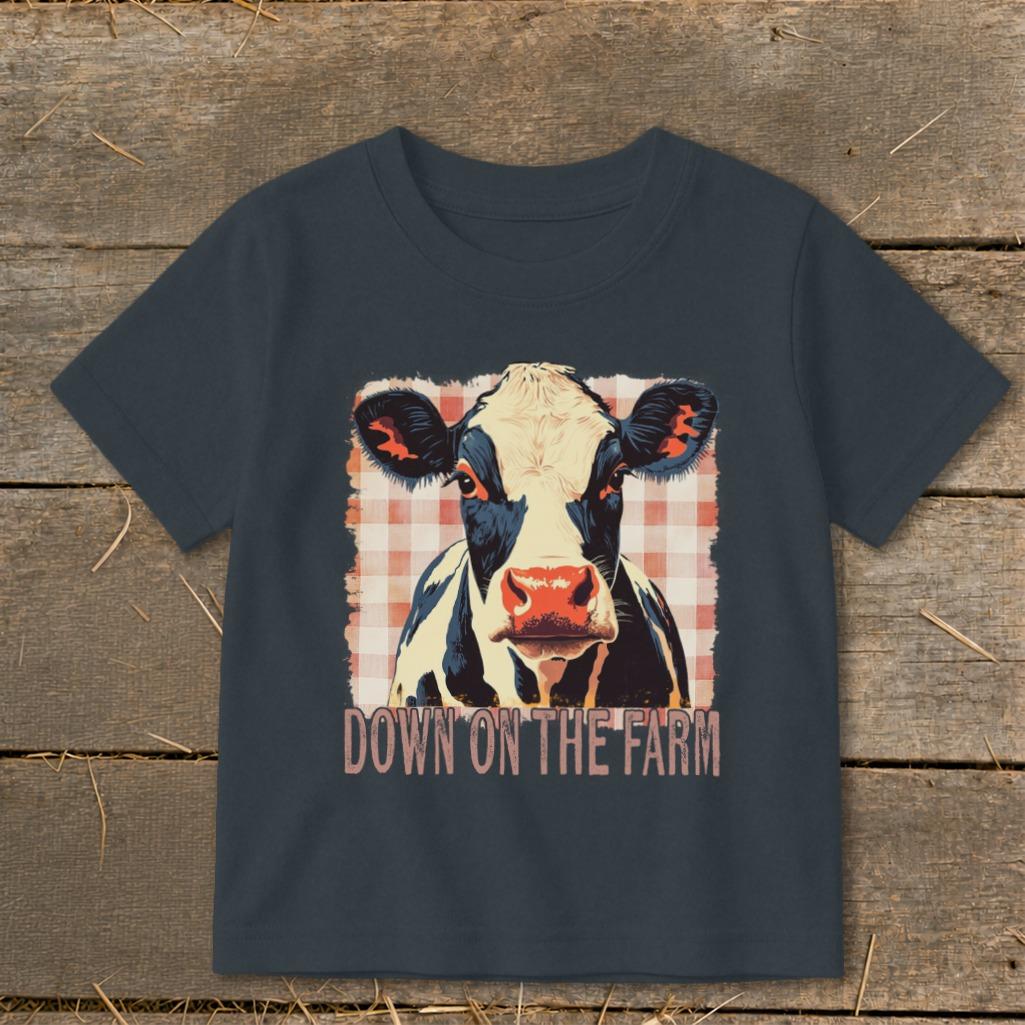 On the Farm Cow Toddler Tee