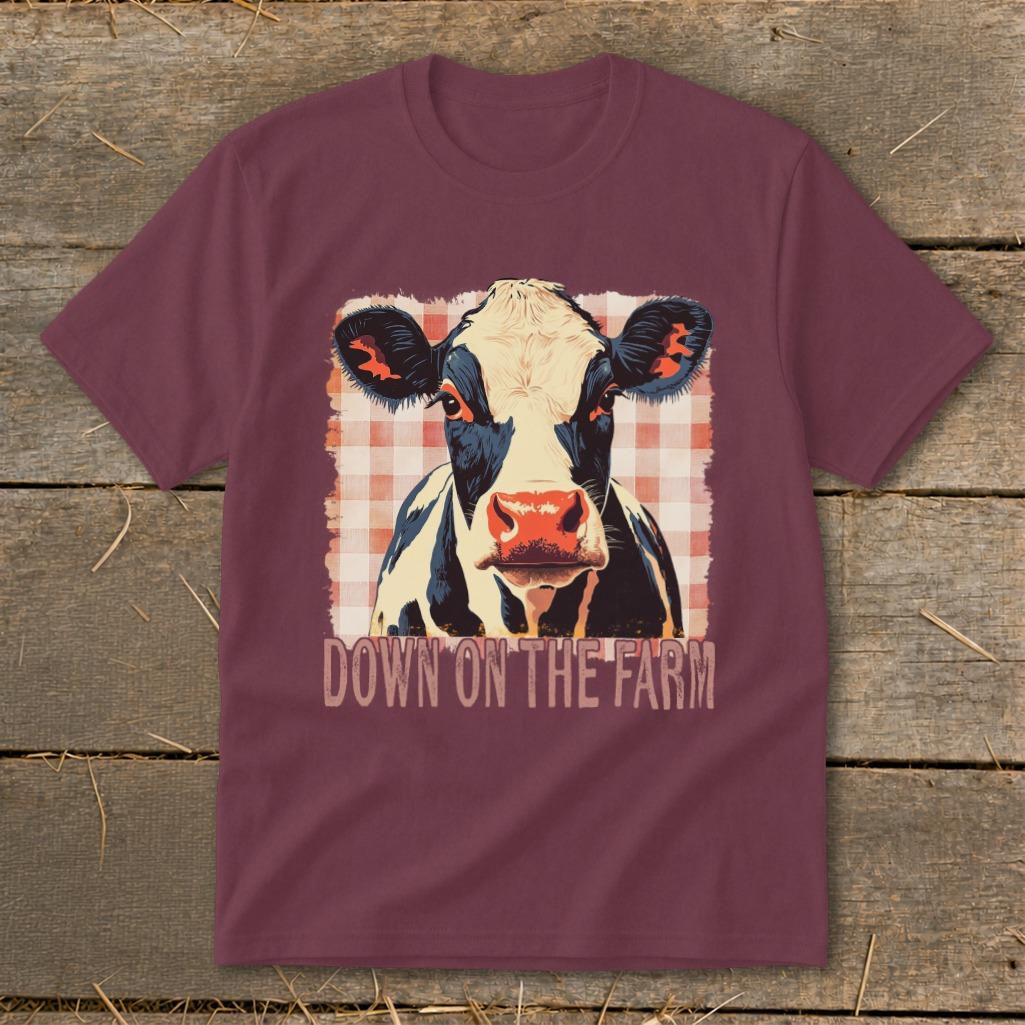 On the Farm Cow Youth Tee