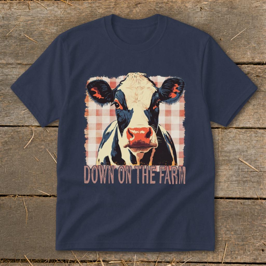 On the Farm Cow Youth Tee