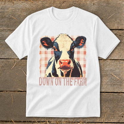 On the Farm Cow Youth Tee