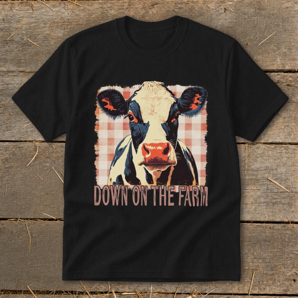 On the Farm Cow Youth Tee