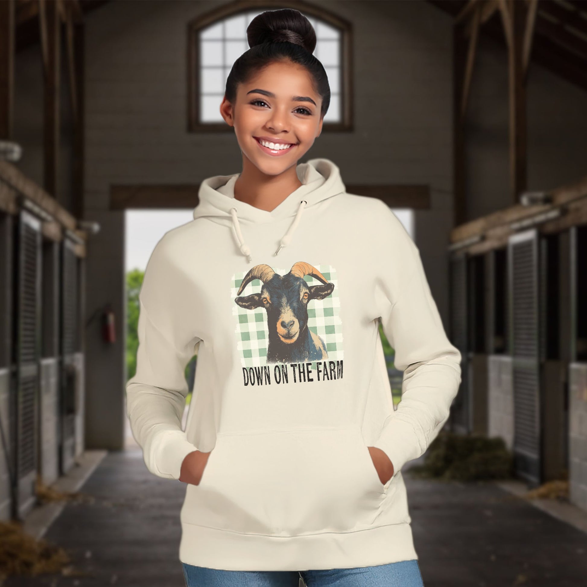 On the Farm Goat Hoodie
