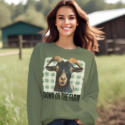 On the Farm Goat Sweatshirt