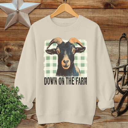 On the Farm Goat Sweatshirt