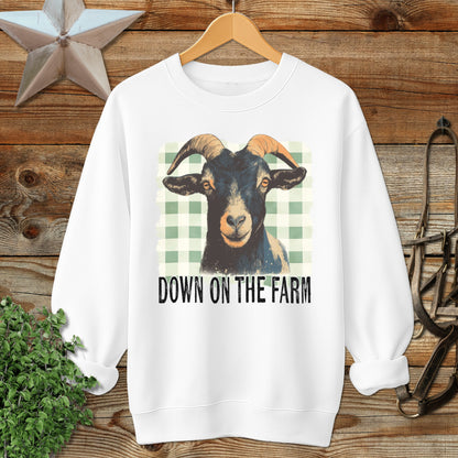 On the Farm Goat Sweatshirt