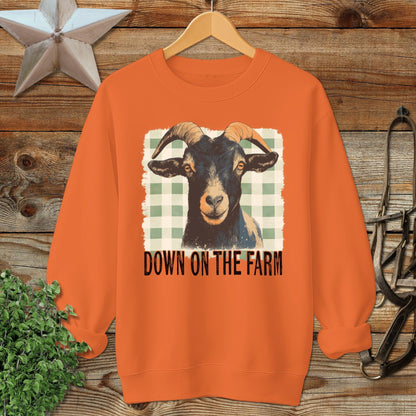 On the Farm Goat Sweatshirt