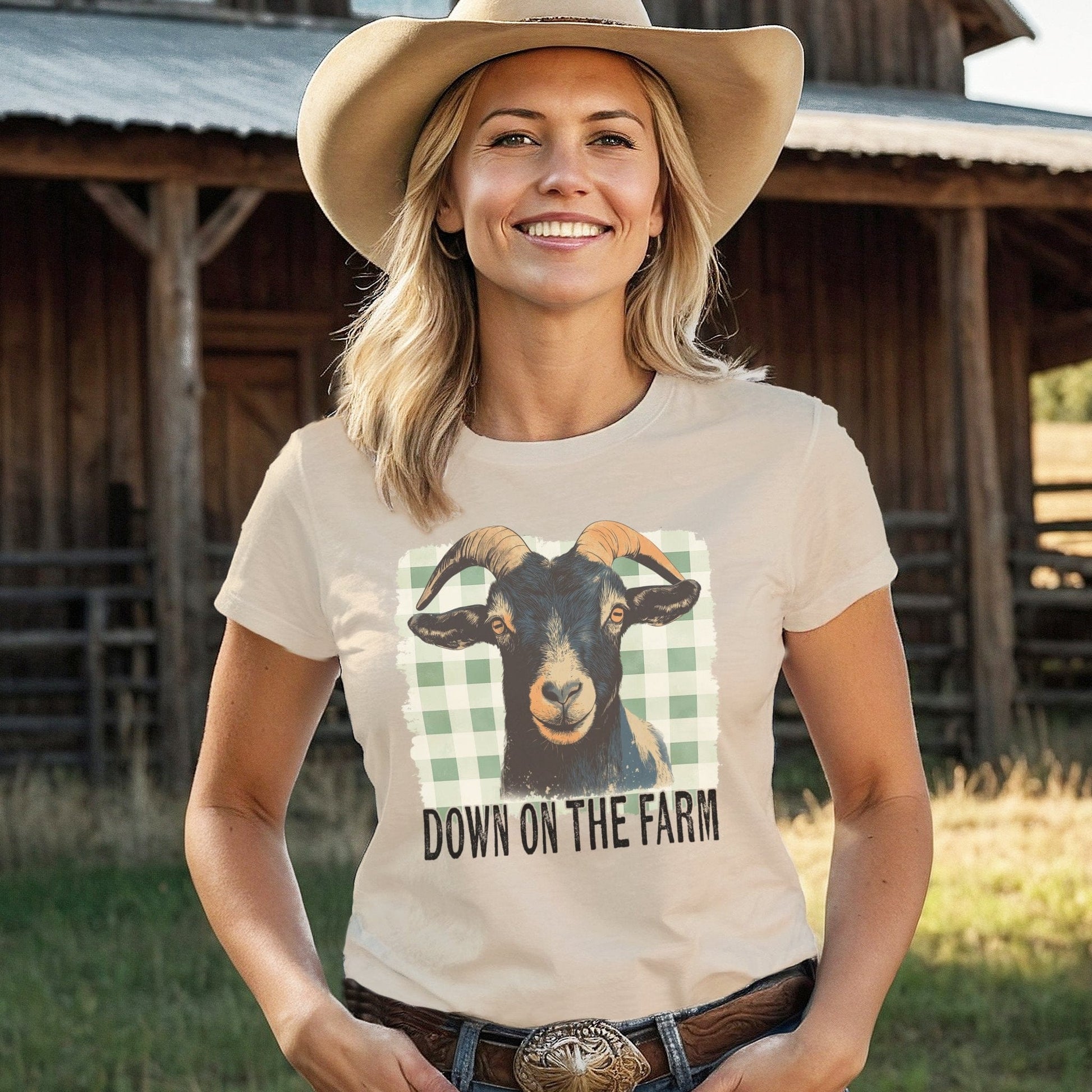 On the Farm Goat T-shirt