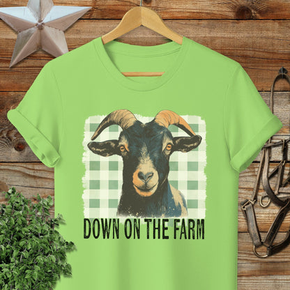 On the Farm Goat T-shirt