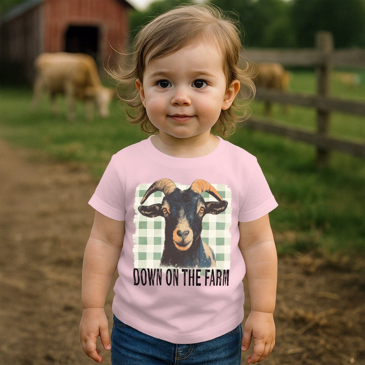 On the Farm Goat T-shirt (Toddler)