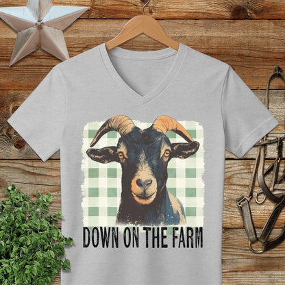 On the Farm Goat V-neck