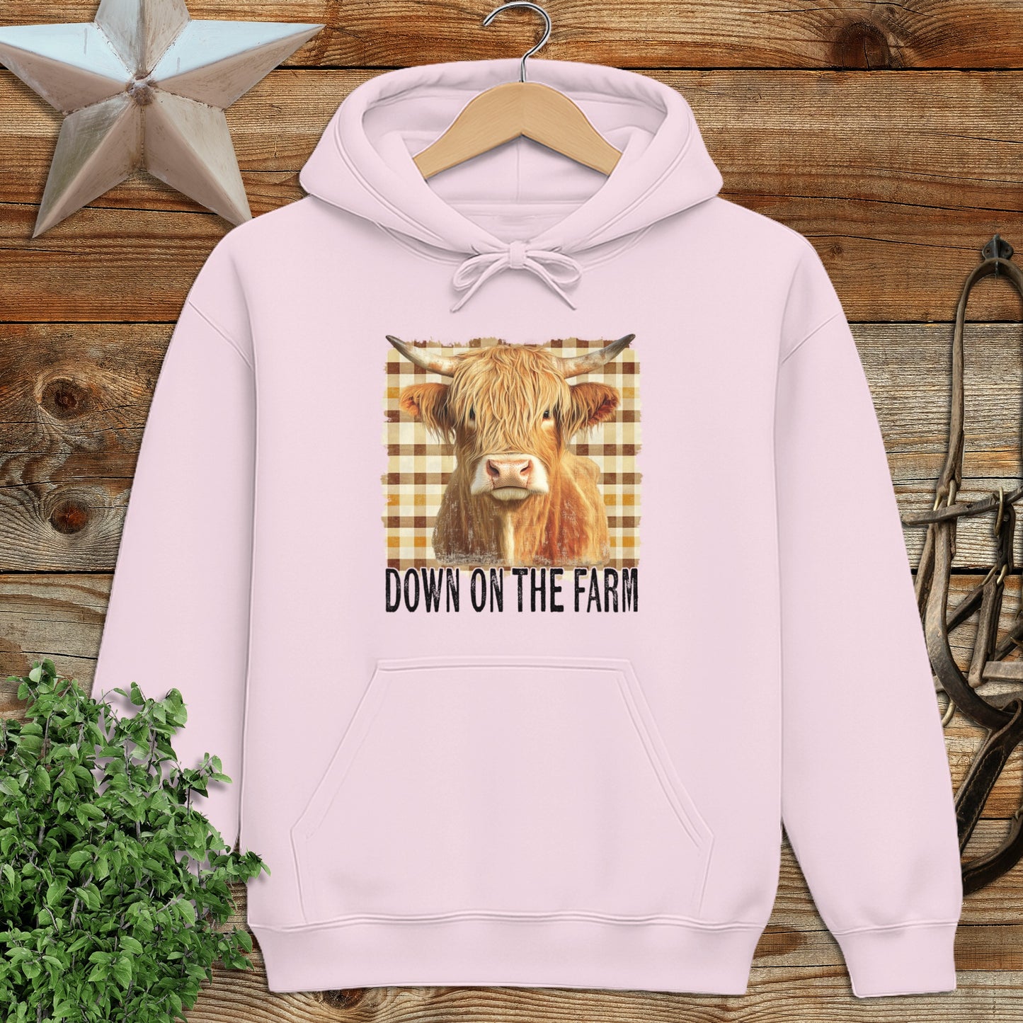 On the Farm Highland Cow Hoodie