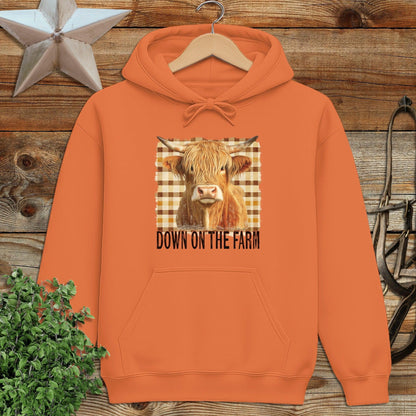 On the Farm Highland Cow Hoodie