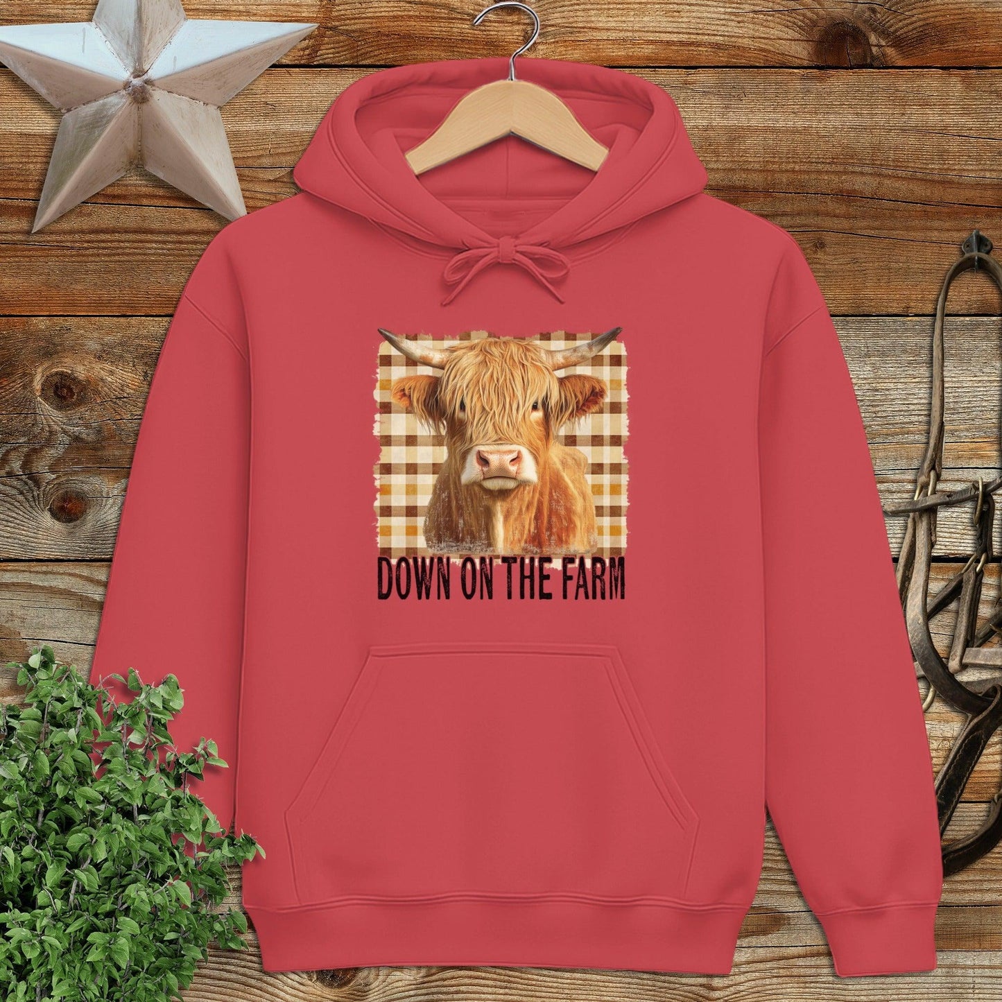 On the Farm Highland Cow Hoodie