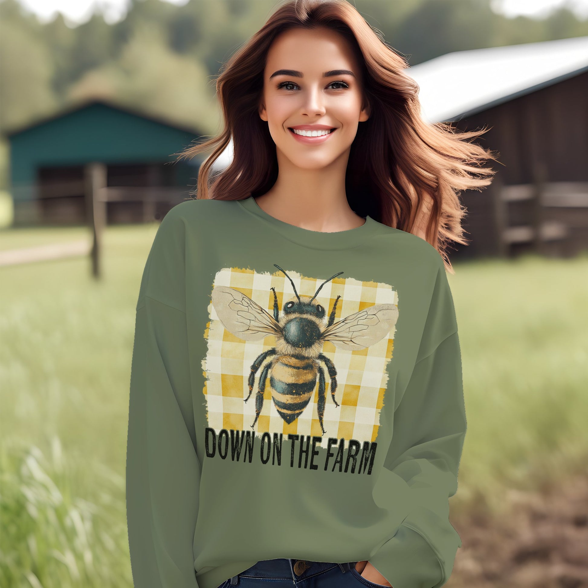 On the Farm Honeybee Sweatshirt