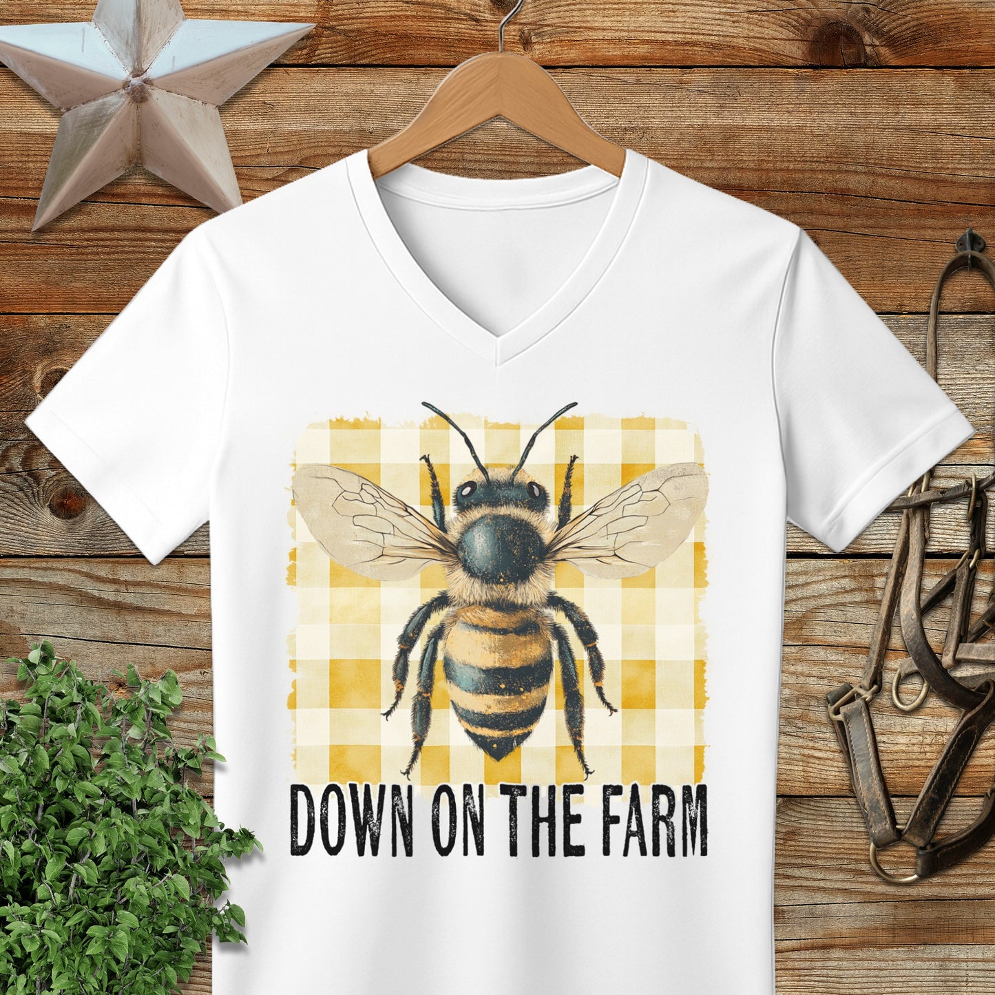 On the Farm Honeybee V-neck