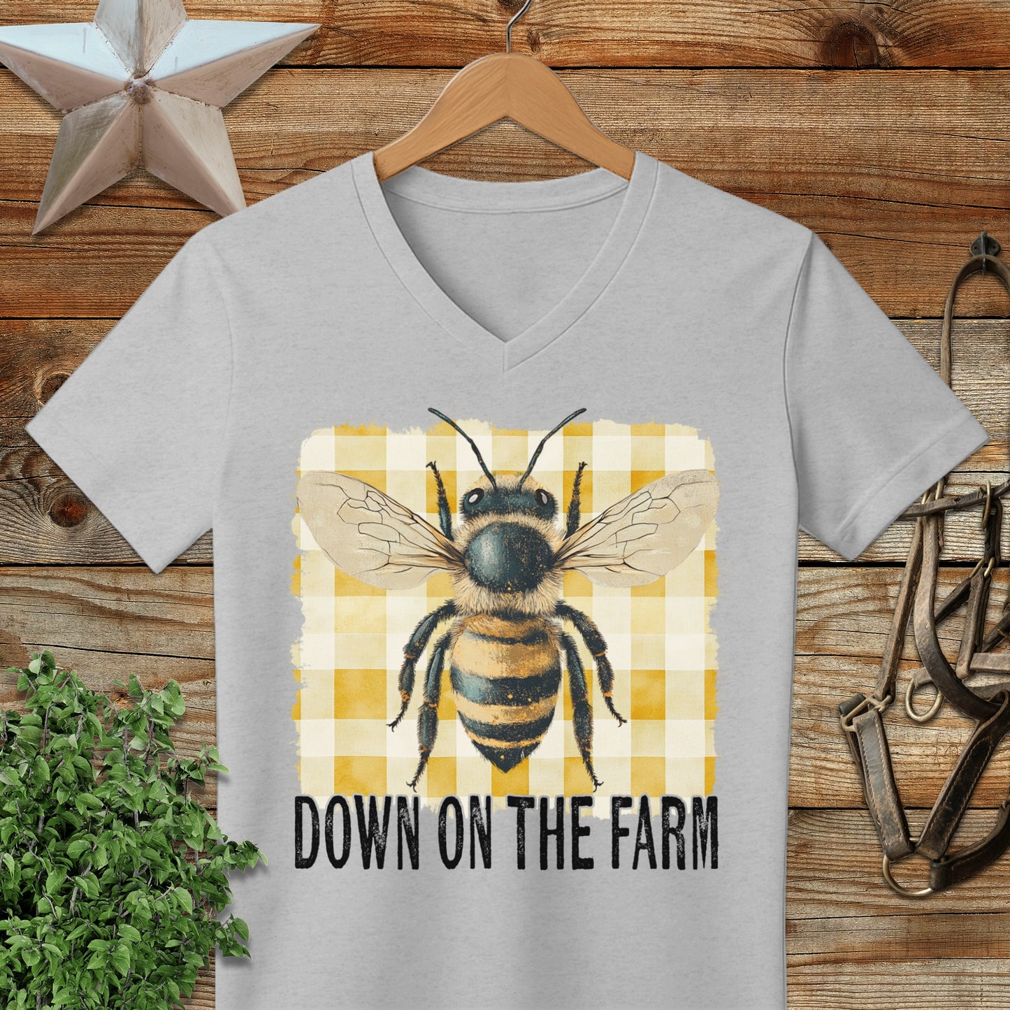 On the Farm Honeybee V-neck