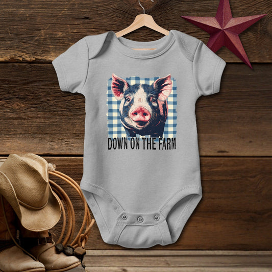 On the Farm Pig Bodysuit (Baby)