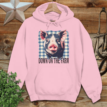 On the Farm Pig Hoodie