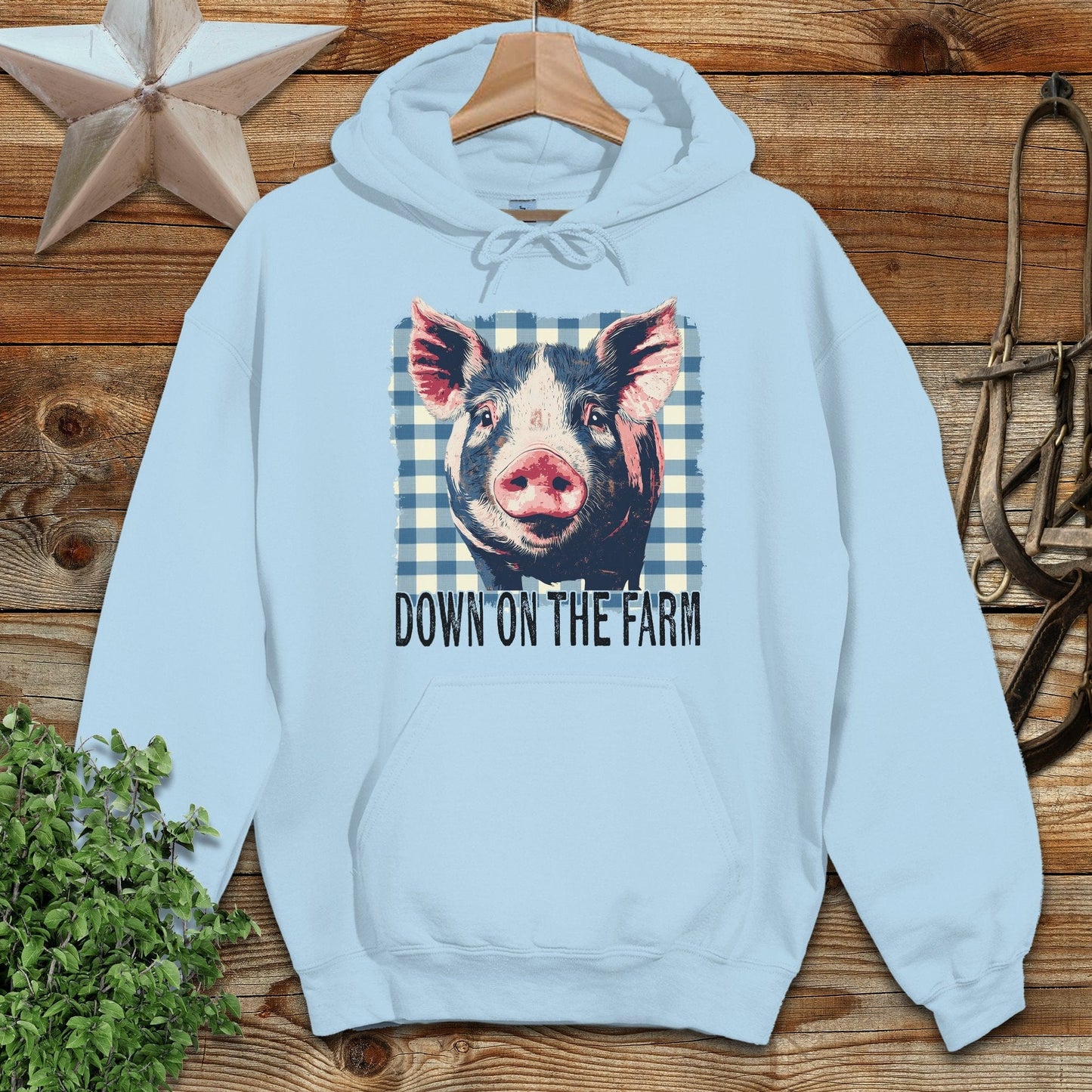 On the Farm Pig Hoodie