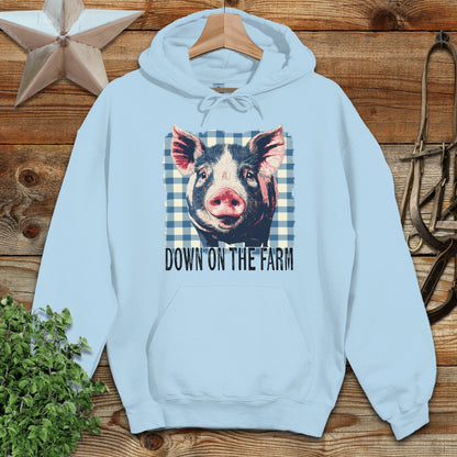 On the Farm Pig Hoodie
