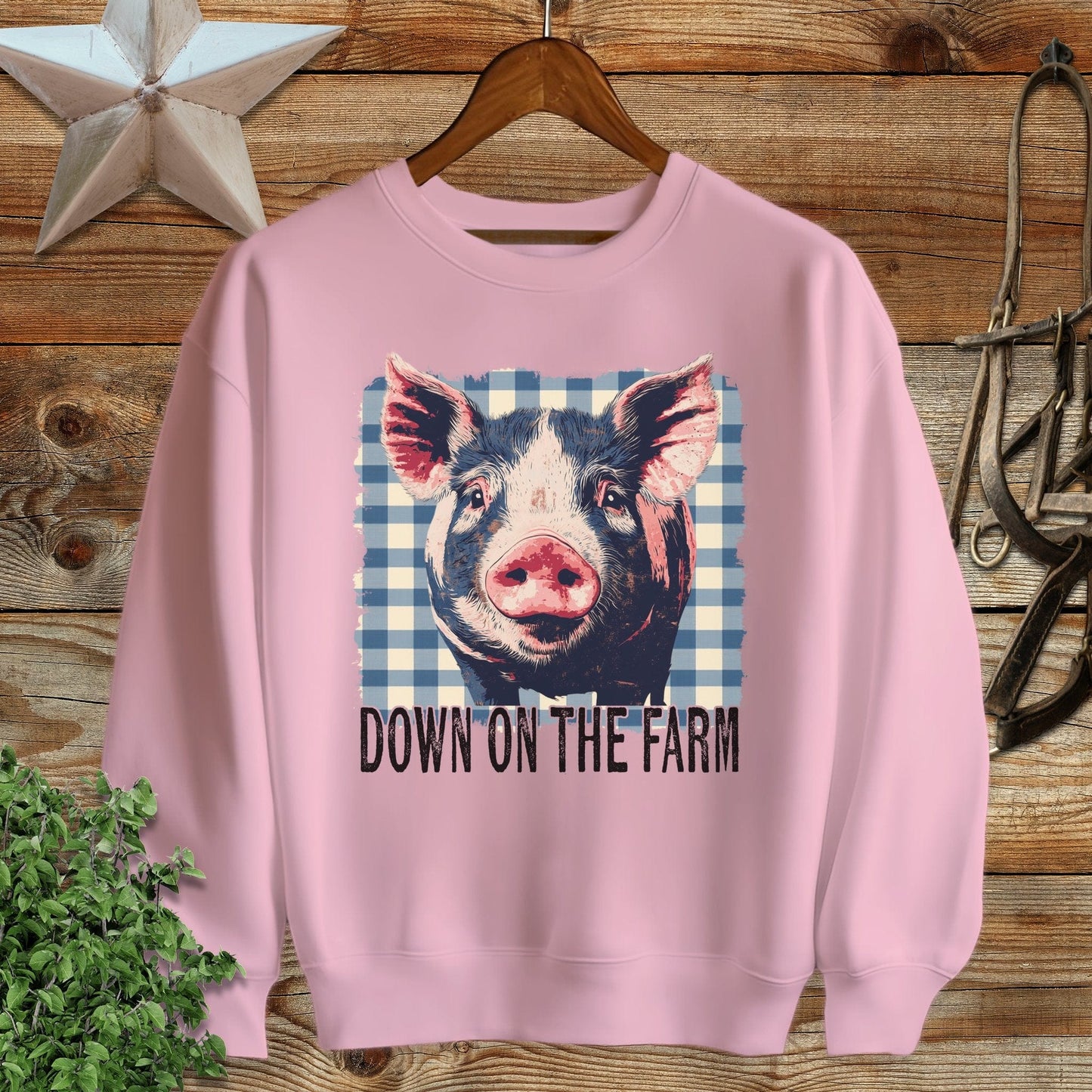On the Farm Pig Sweatshirt