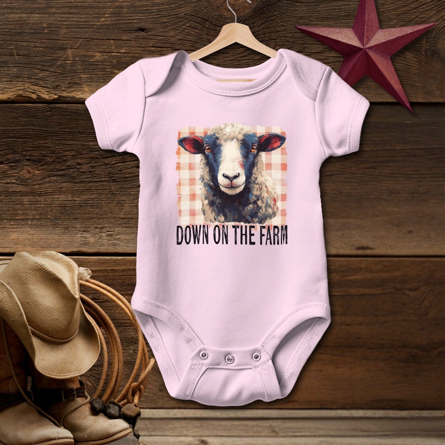 On the Farm Sheep Bodysuit (Baby)