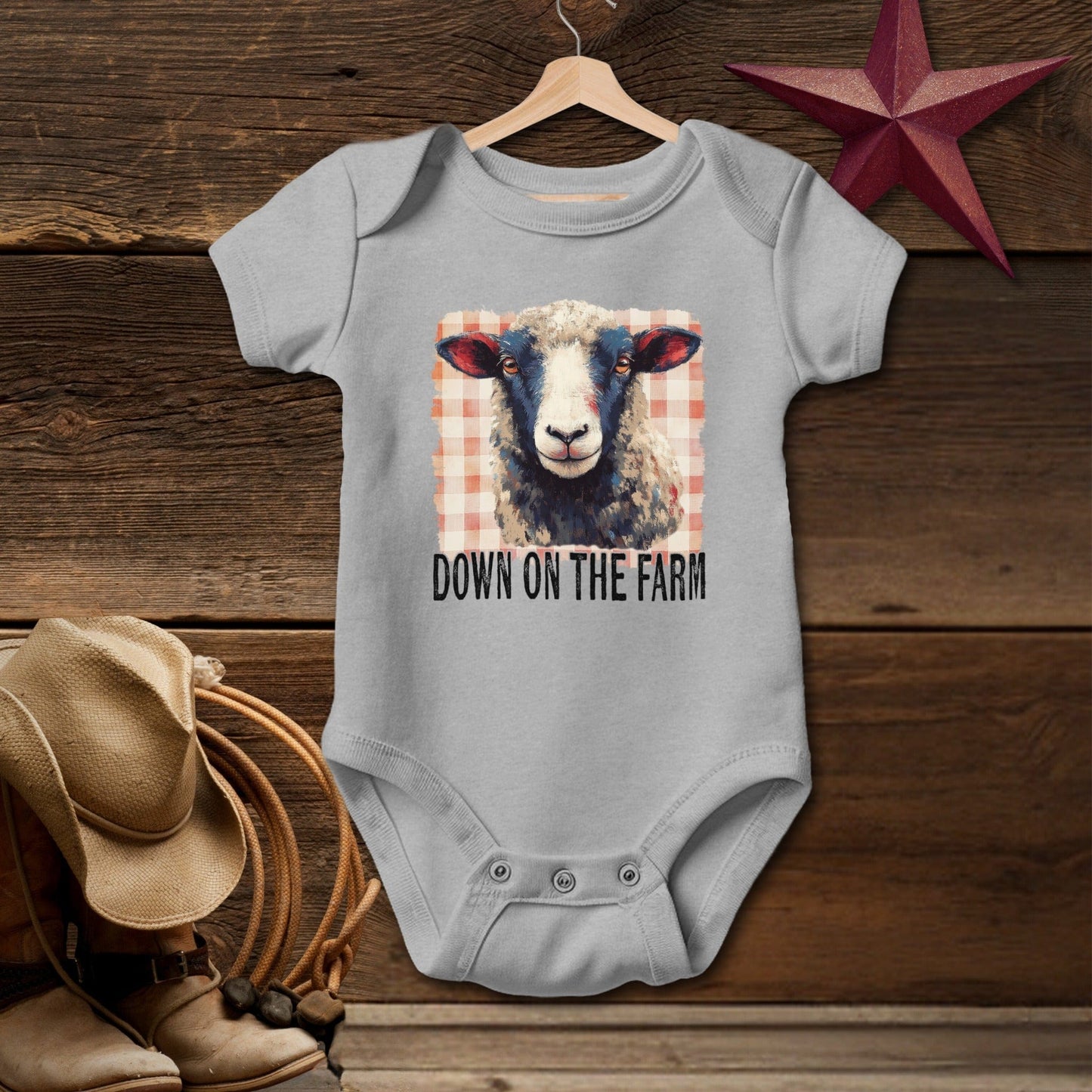 On the Farm Sheep Bodysuit (Baby)