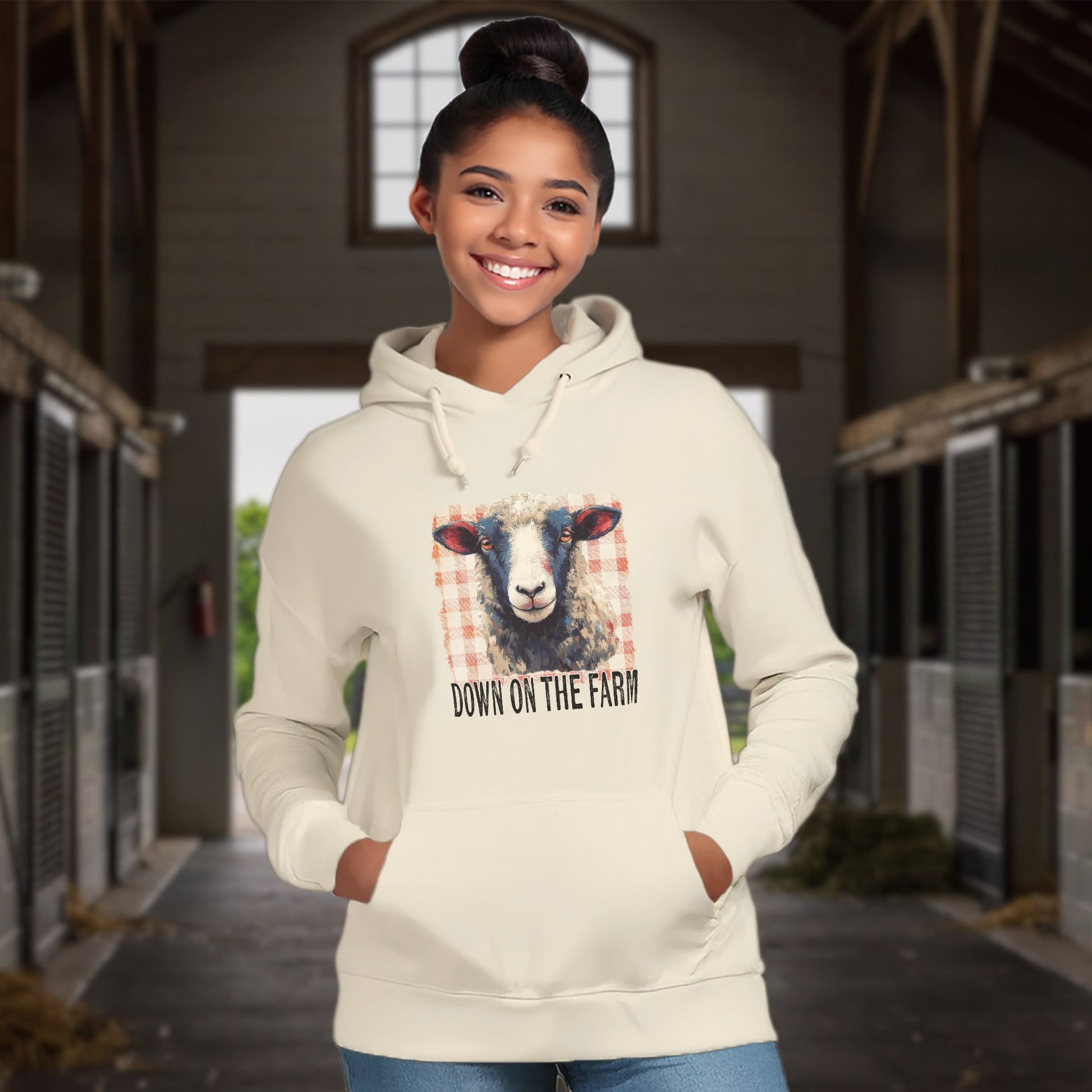 On the Farm Sheep Hoodie