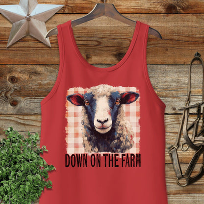 On the Farm Sheep Tank Top