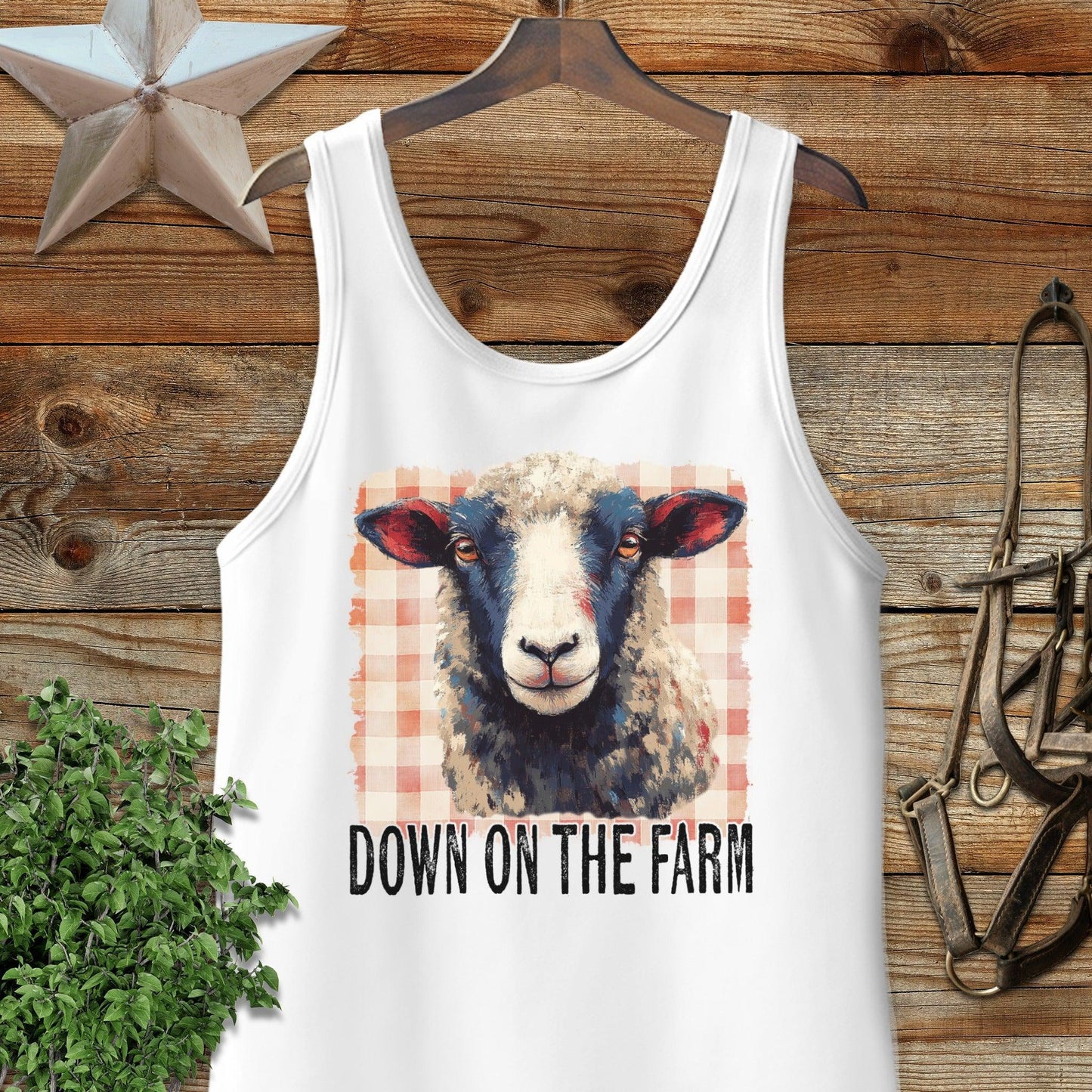 On the Farm Sheep Tank Top