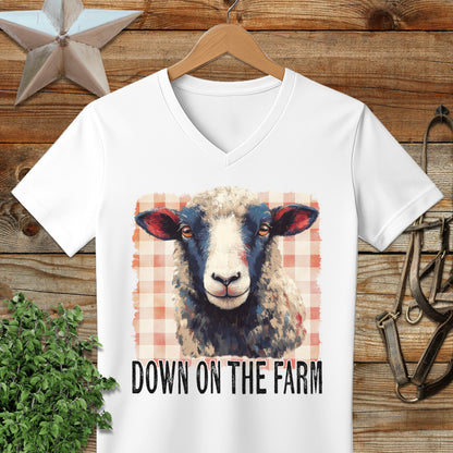 On the Farm Sheep V-neck