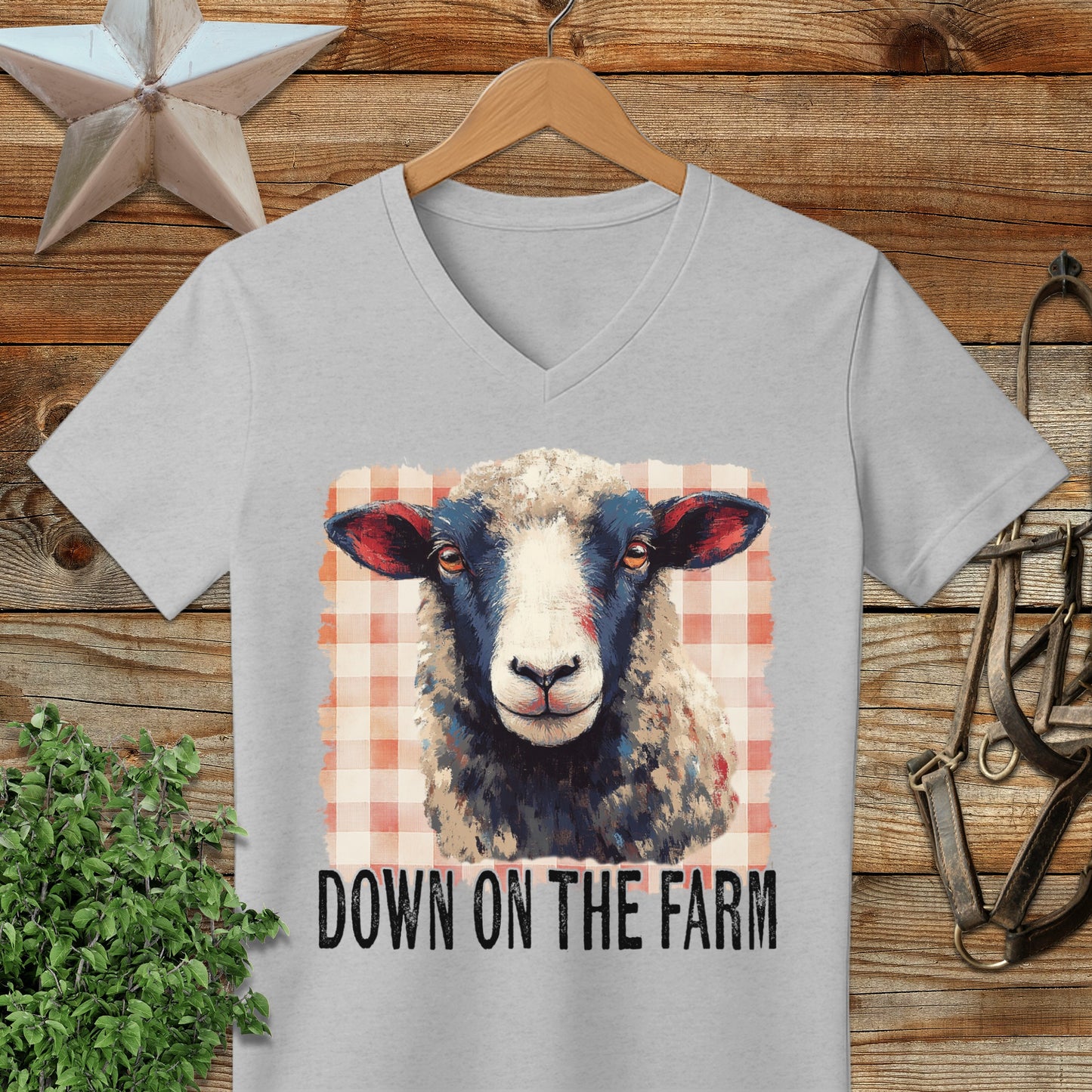 On the Farm Sheep V-neck