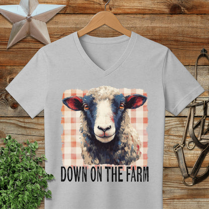 On the Farm Sheep V-neck