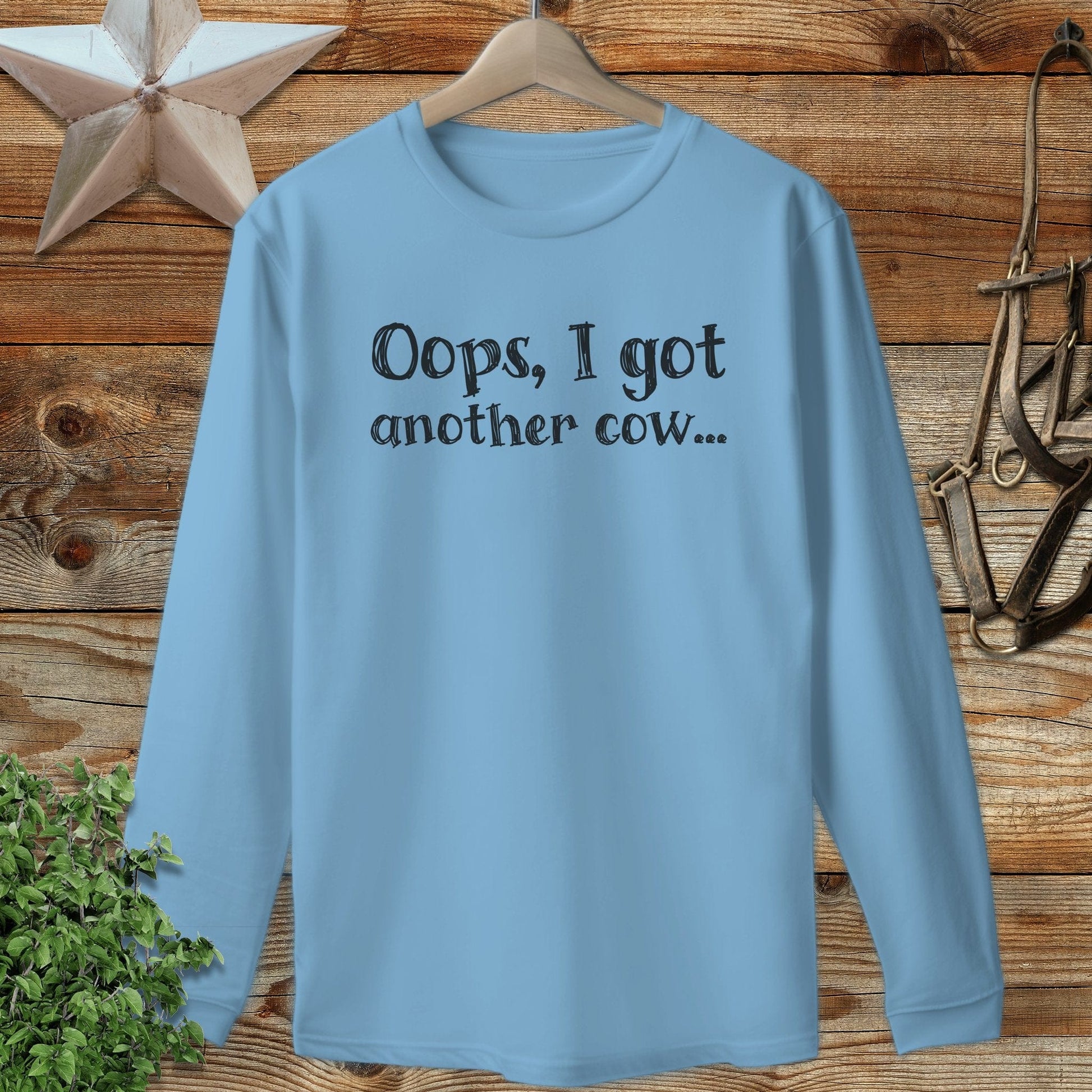 Oops Another Cow Long Sleeve Tee