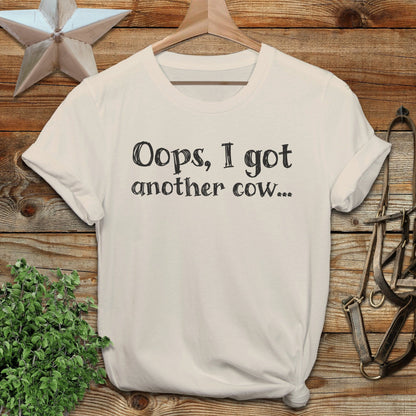 Oops Another Cow T-shirt