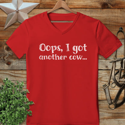 Oops Another Cow V-neck