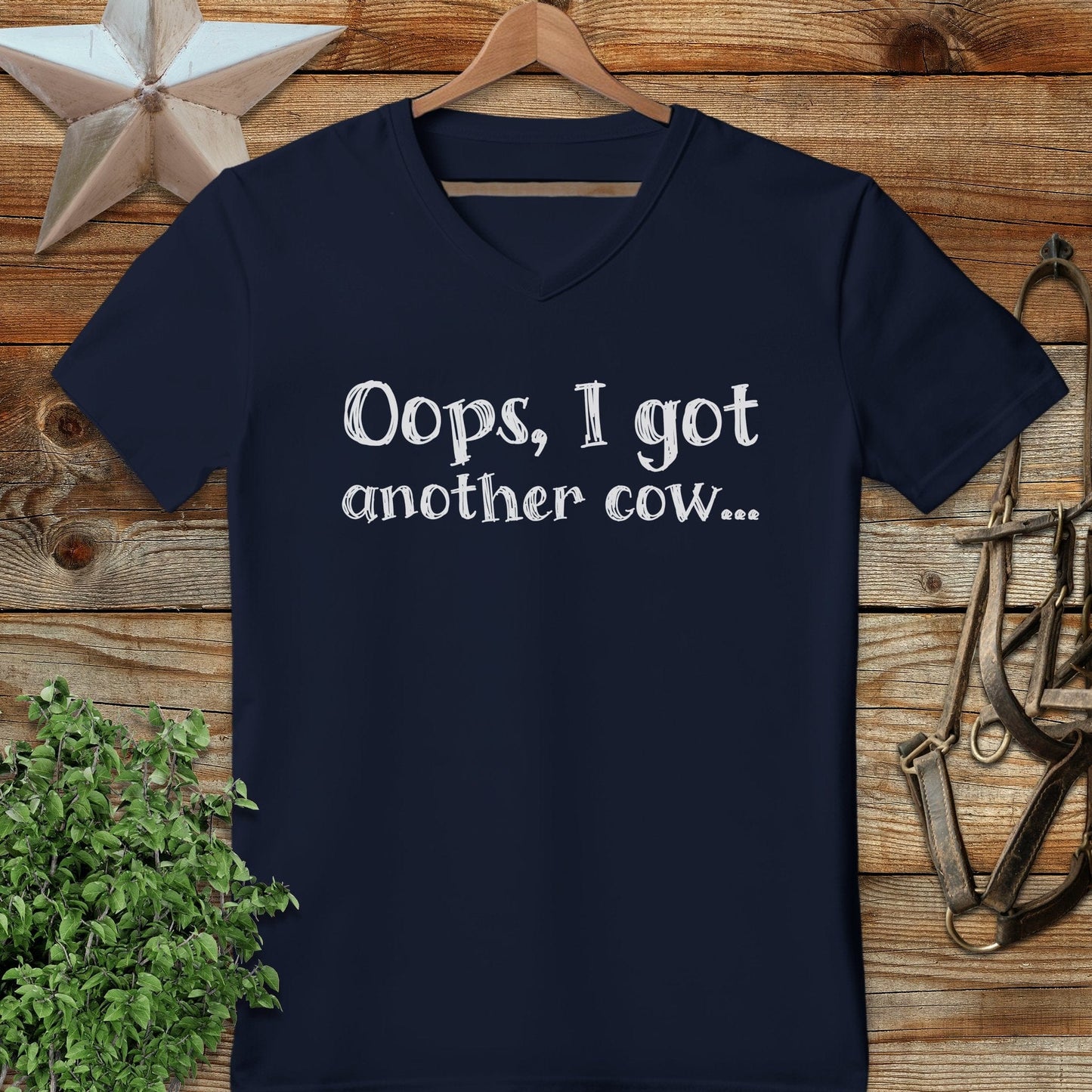 Oops Another Cow V-neck