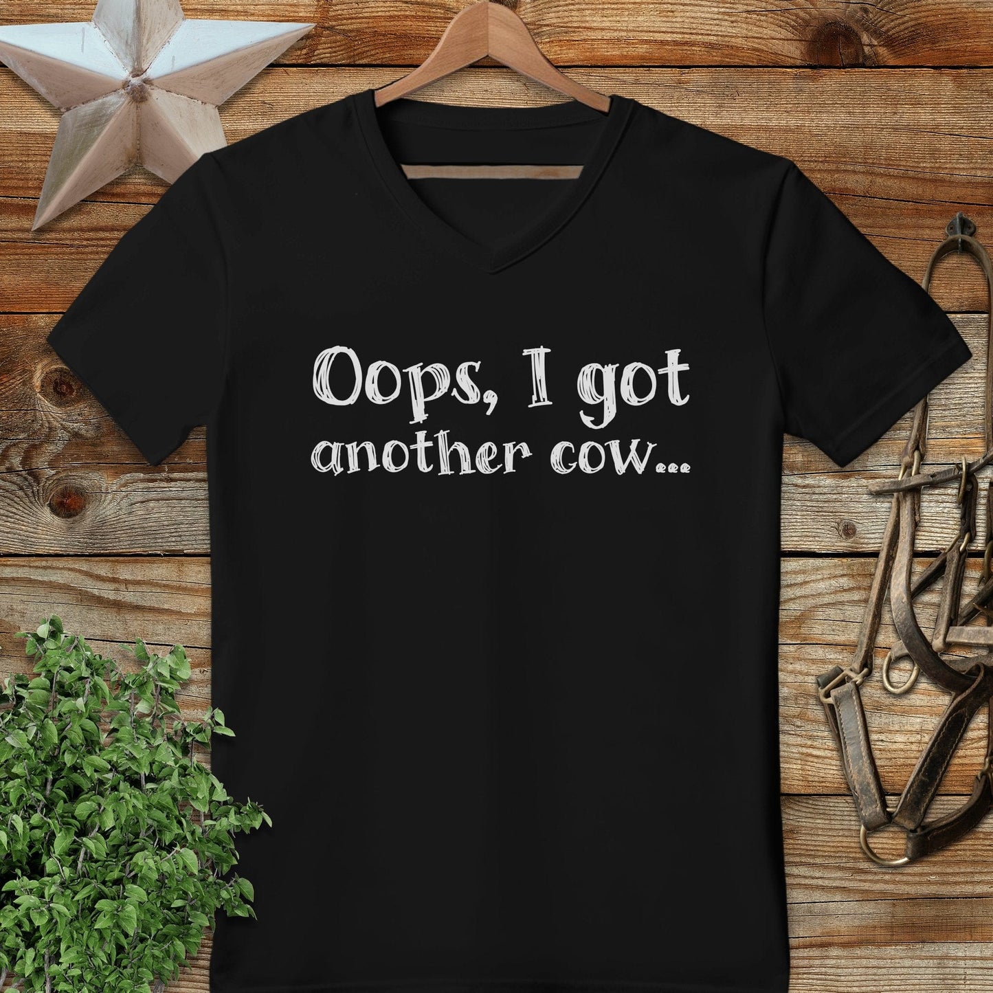 Oops Another Cow V-neck
