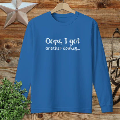 Oops Another Donkey Long Sleeve Tee