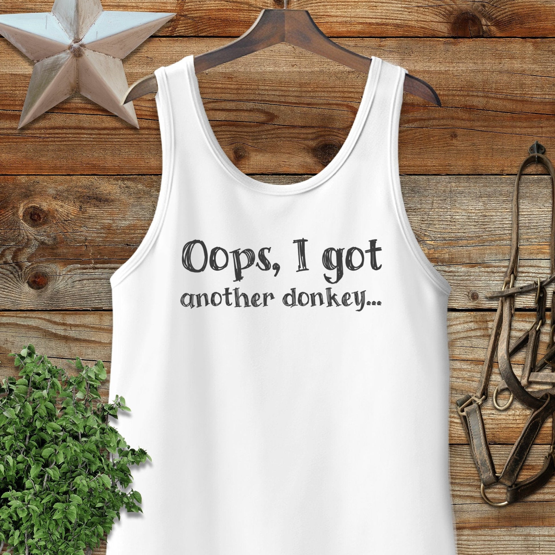 Oops Another Donkey Tank Top