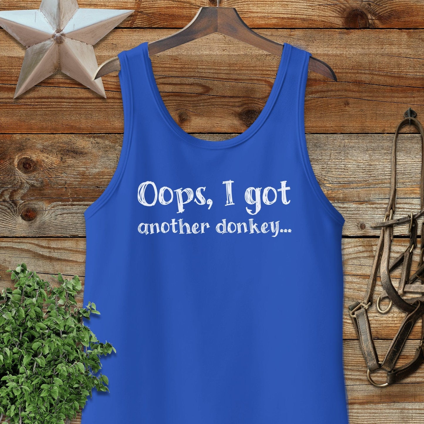 Oops Another Donkey Tank Top