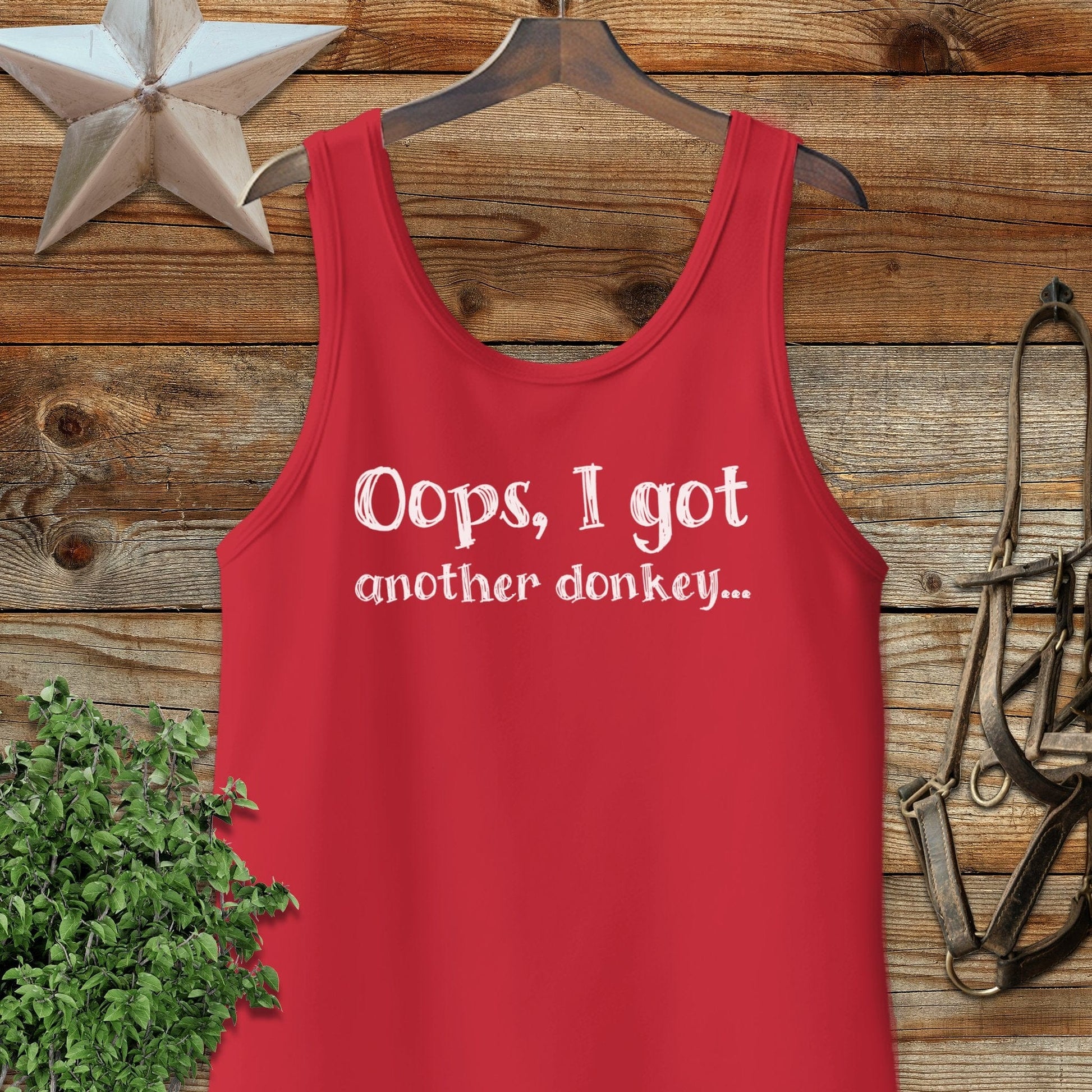 Oops Another Donkey Tank Top