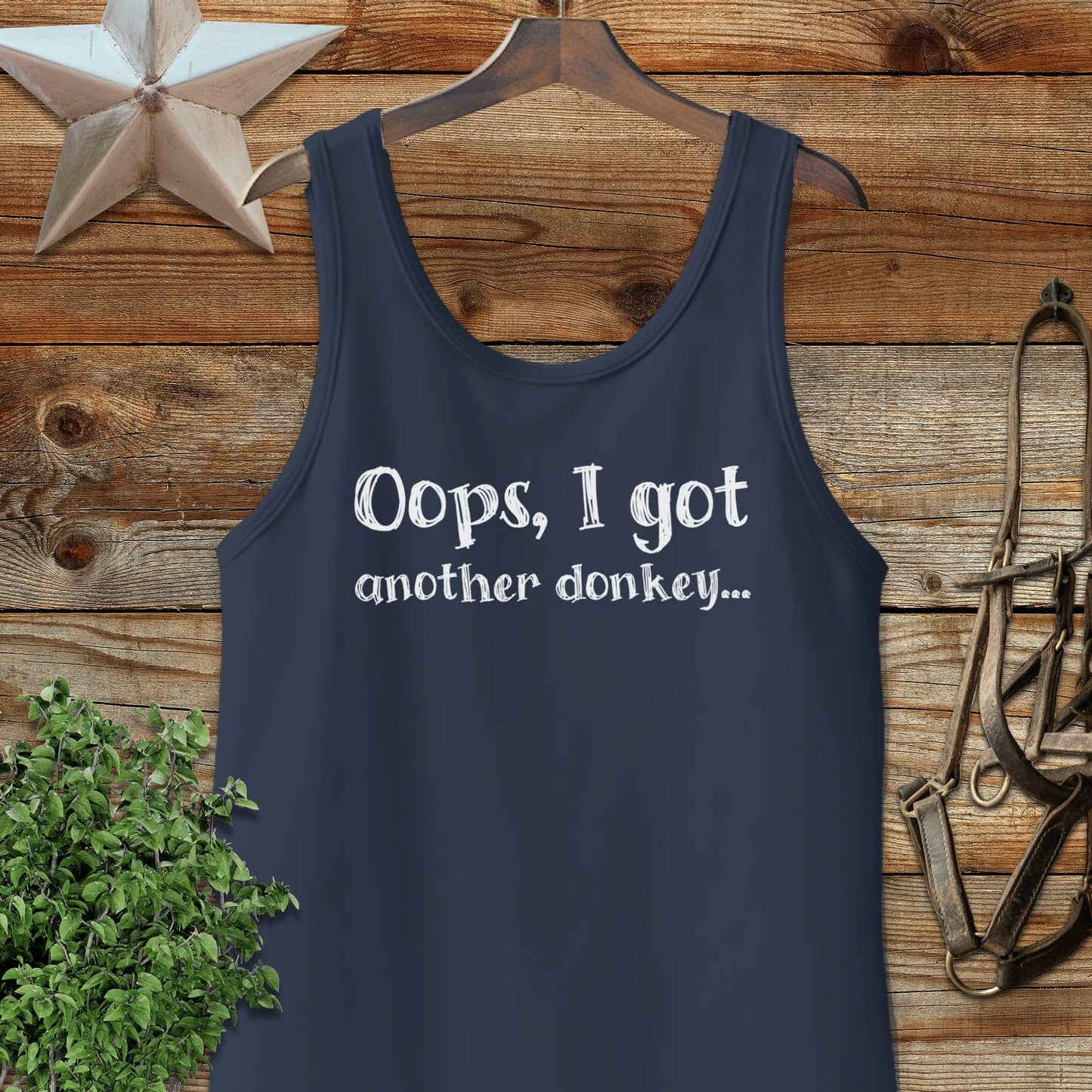 Oops Another Donkey Tank Top