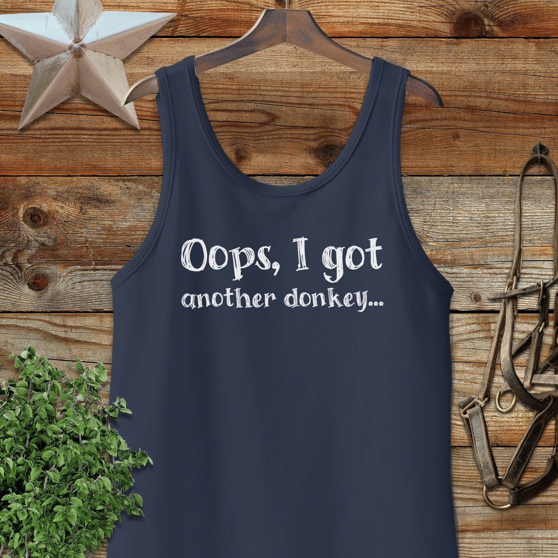 Oops Another Donkey Tank Top