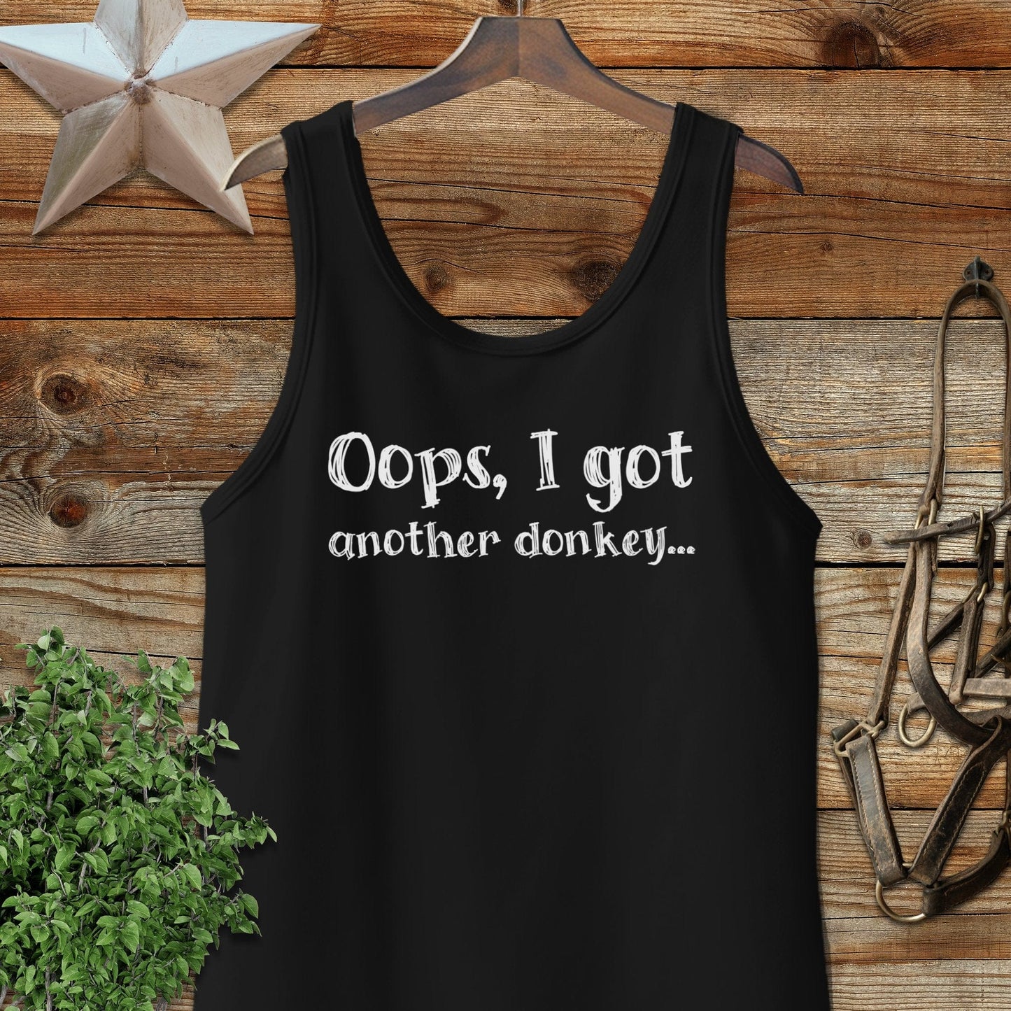 Oops Another Donkey Tank Top